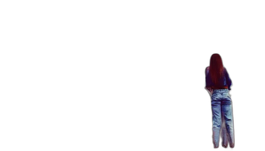 staff, dark, pastel, colorful, girl, beautiful, starry, sky transparent PNG cut-out