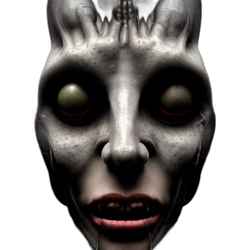 mask, face, creature, robot transparent PNG cut-out