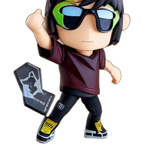 jacket, staff, 3d render, cartoon transparent PNG cut-out