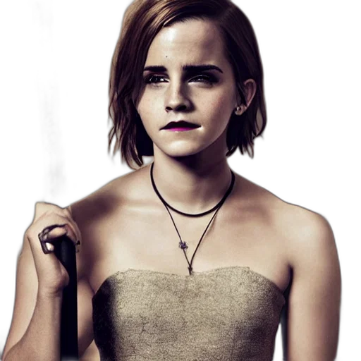 dress, jewelry, face, concept art, photorealistic, emma, watson, full transparent PNG cut-out