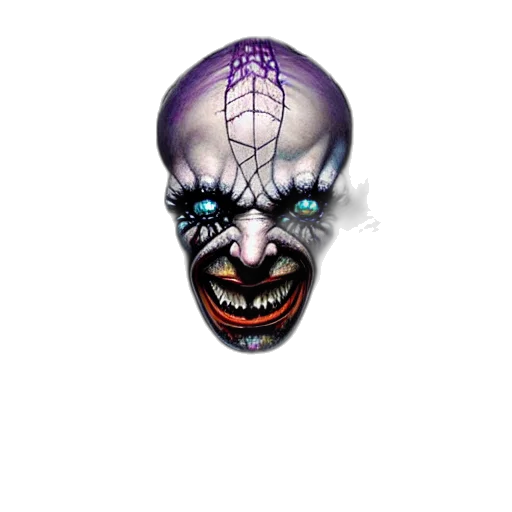 mask, face, creature, concept art transparent PNG cut-out