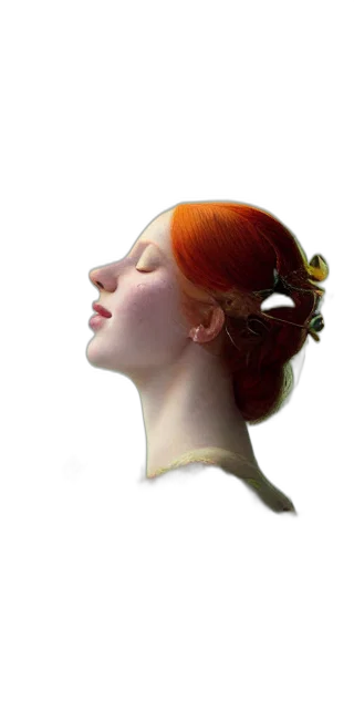 crown, face, jewelry, staff, photorealistic, oil painting, concept art, fantasy art transparent PNG cut-out