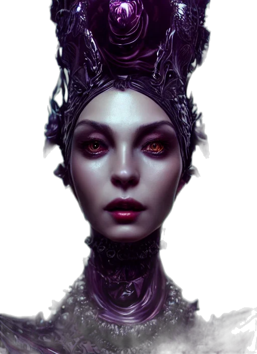 crown, face, mask, robot, fantasy art, concept art, photorealistic, cyberpunk transparent PNG cut-out
