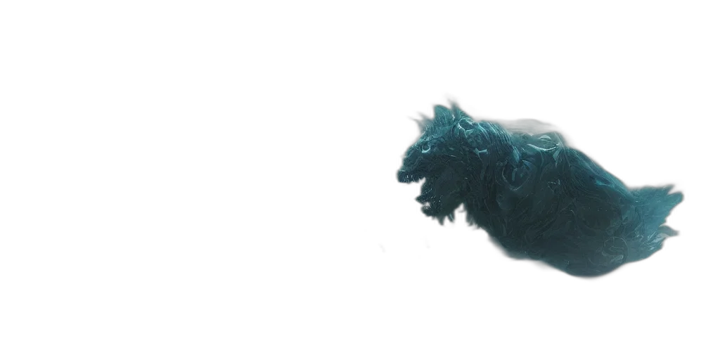 dragon, creature, animal, hair, concept art, fantasy art, 3d render, photorealistic transparent PNG cut-out