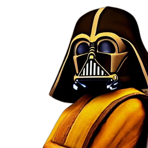 mask, photorealistic, comic book art, concept art, fantasy art, bananakin, skywalker transparent PNG cut-out