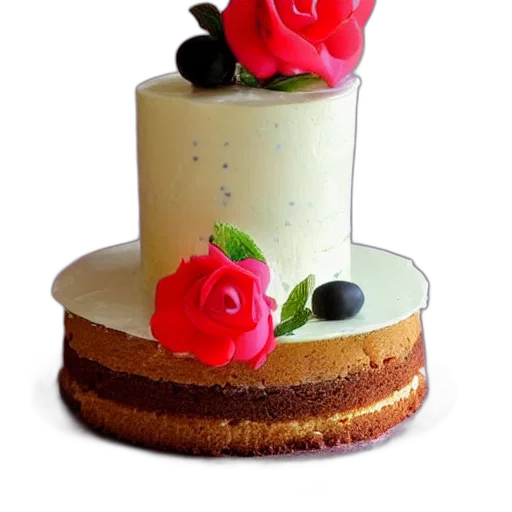 food, crown, 3d render, photorealistic transparent PNG cut-out