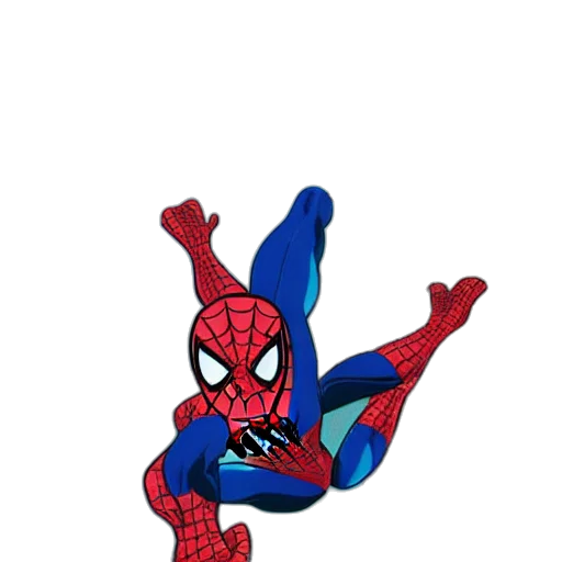 mask, creature, animal, comic book art, concept art, 3d render, pixel art, spiderman transparent PNG cut-out