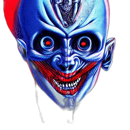 mask, face, creature, robot, concept art, 3d render, comic book art, photorealistic transparent PNG cut-out