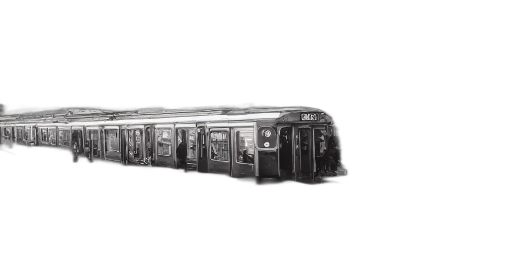 car, photorealistic, concept art, 3d render, pencil sketch, train, station, space transparent PNG cut-out