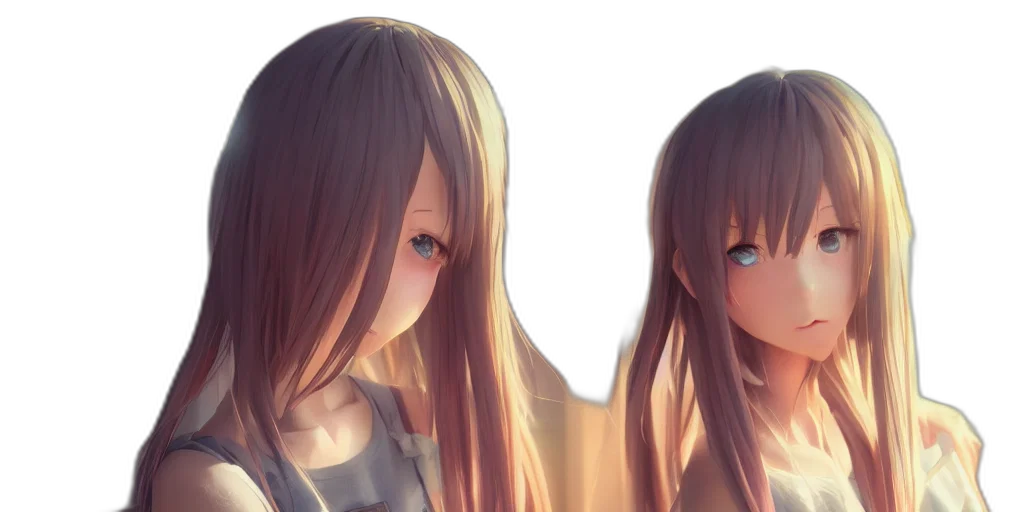hair, face, mask, 3d render, anime, photorealistic, concept art, fire transparent PNG cut-out