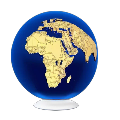3d render, vector, globe, illustration transparent PNG cut-out