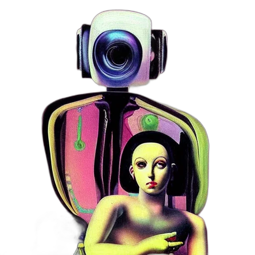 bottle, robot, dress, mask transparent PNG cut-out