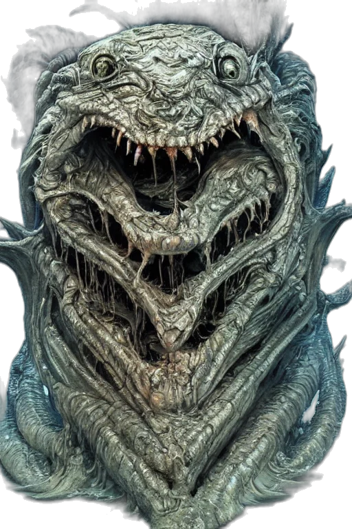 dragon, creature, face, mask transparent PNG cut-out