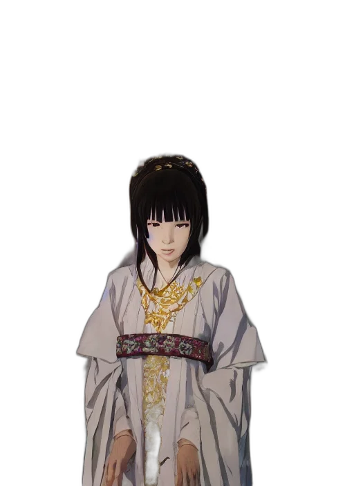 staff, dress, face, mask, anime, pixel art, concept art, fantasy art transparent PNG cut-out