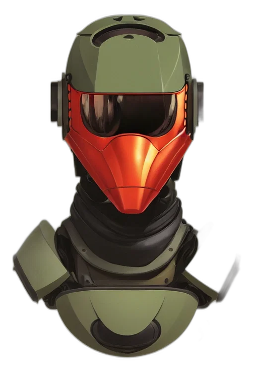 mask, robot, face, weapon transparent PNG cut-out