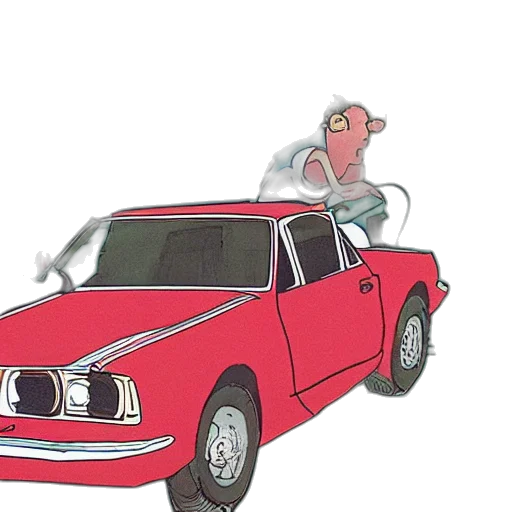 car, dragon, animal, concept art, cartoon, anime, vaporwave, fire transparent PNG cut-out