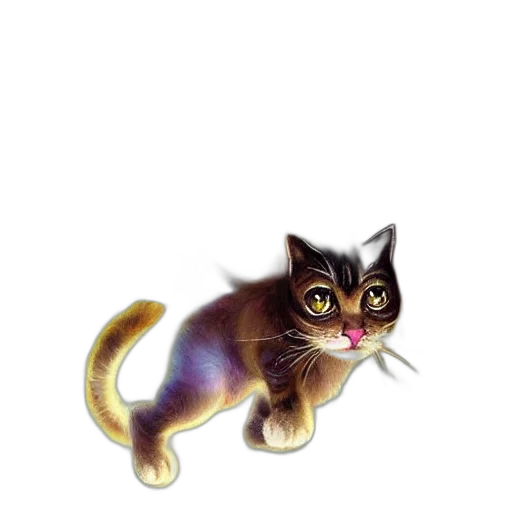 animal, staff, creature, watercolor, concept art, fantasy art, photorealistic, cute transparent PNG cut-out