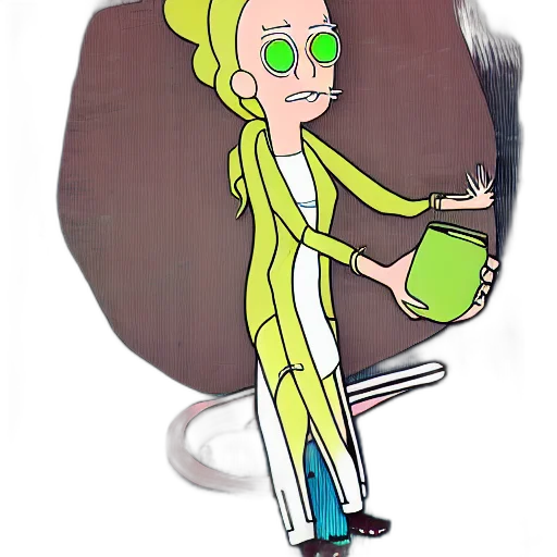 staff, dress, cartoon, concept art, comic book art, anime, green, long transparent PNG cut-out