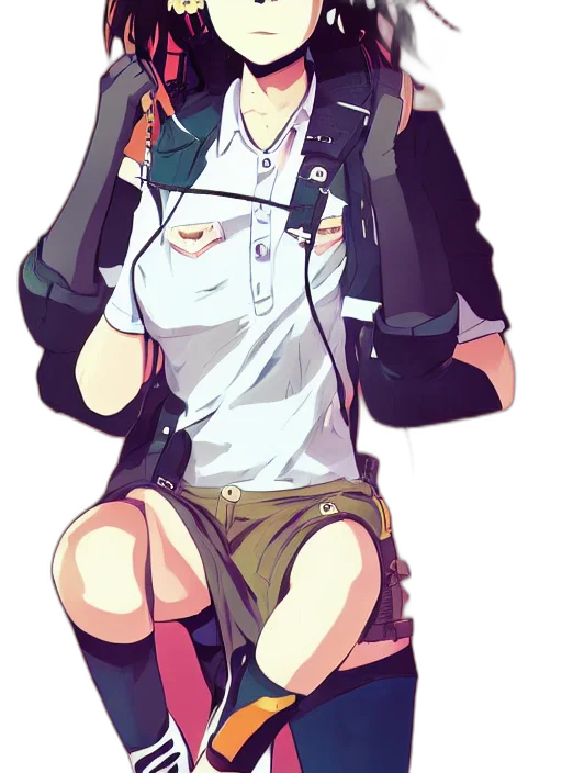 staff, jacket, anime, cartoon transparent PNG cut-out