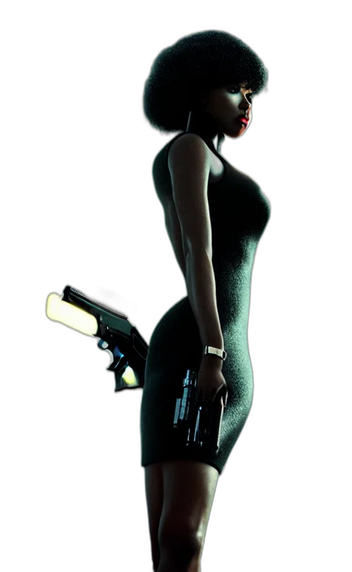 weapon, dress, robot, staff transparent PNG cut-out