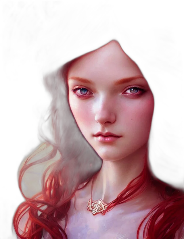 face, crown, jewelry, fantasy art transparent PNG cut-out