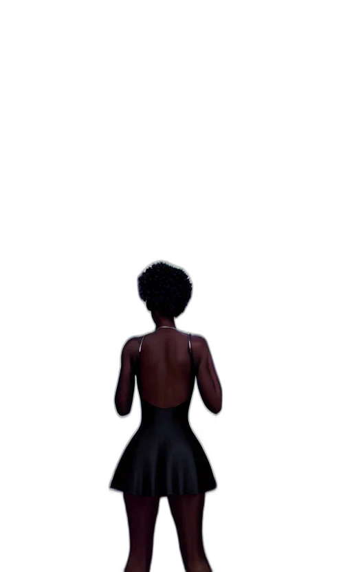 dress, hair, jacket, robot transparent PNG cut-out