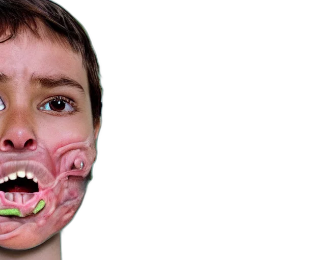 mask, face, creature, 3d render, photorealistic, concept art, mouth, full transparent PNG cut-out