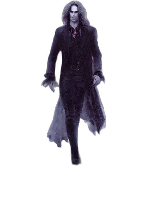 creature, mask, staff, jacket, concept art, 3d render, photorealistic, watercolor transparent PNG cut-out