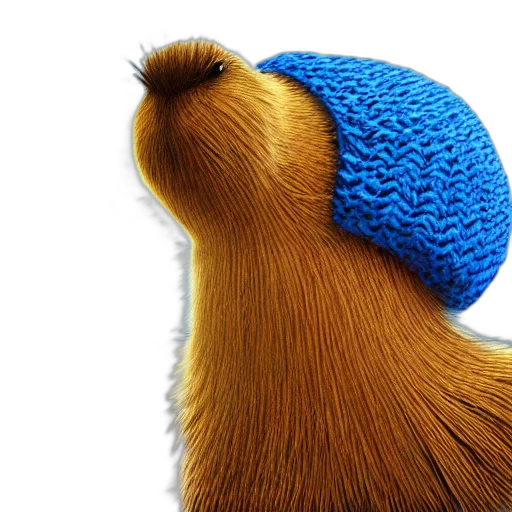 hat, hair, animal, staff transparent PNG cut-out