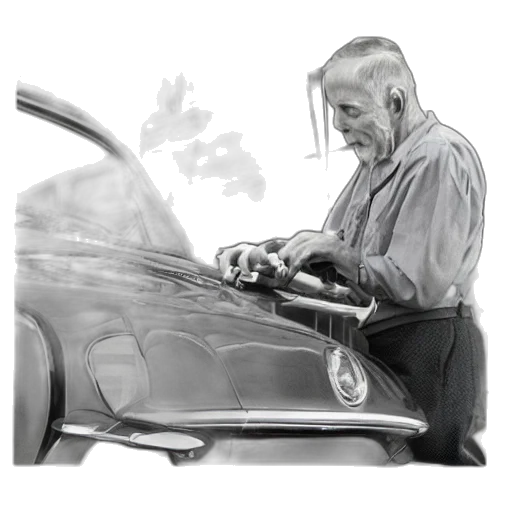 car, jacket, photorealistic, pencil sketch, concept art, comic book art, vintage, photo transparent PNG cut-out