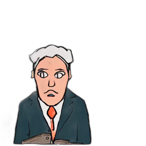 face, cartoon, concept art, portrait transparent PNG cut-out