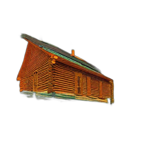 furniture, building, jewelry, crown, 3d render, photorealistic, log, cabin transparent PNG cut-out