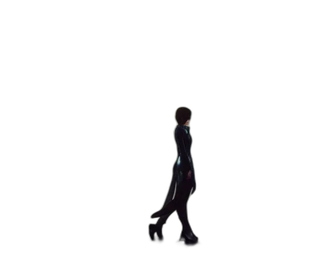 dress, staff, creature, hair, concept art, 3d render, pixel art, anime transparent PNG cut-out