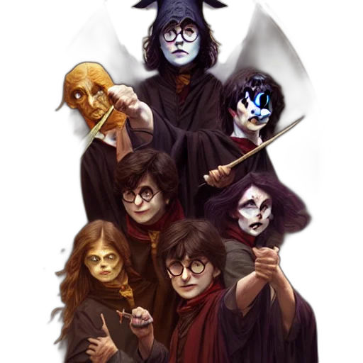mask, staff, concept art, fantasy art transparent PNG cut-out