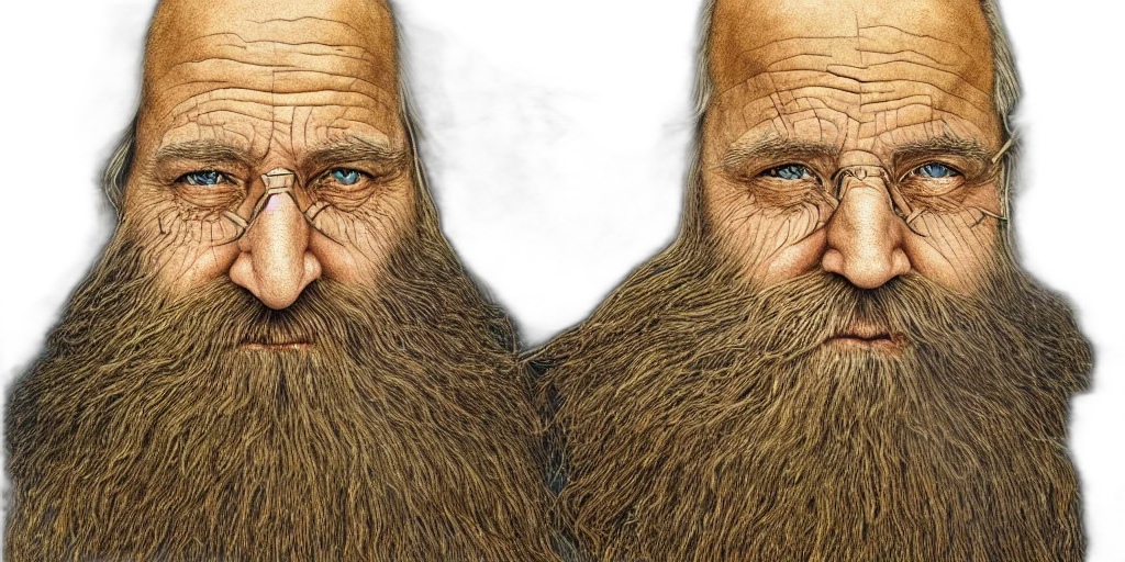 hair, face, mask, creature transparent PNG cut-out