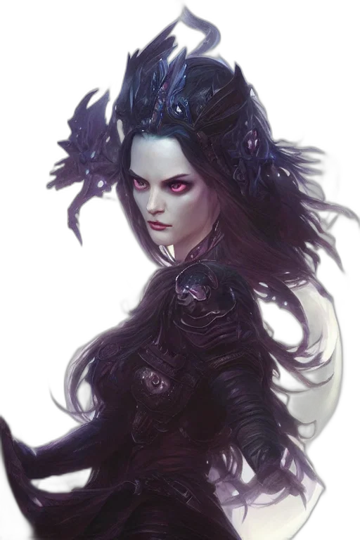 fantasy art, concept art, comic book art, photorealistic transparent PNG cut-out
