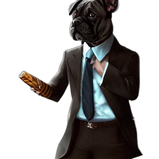 staff, jacket, animal, mask transparent PNG cut-out