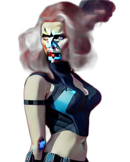mask, robot, concept art, cyberpunk, comic book art, fantasy art, blue, joshua transparent PNG cut-out