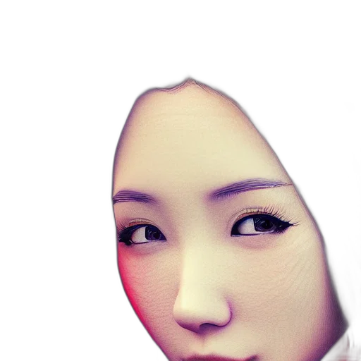 face, mask, robot, creature transparent PNG cut-out