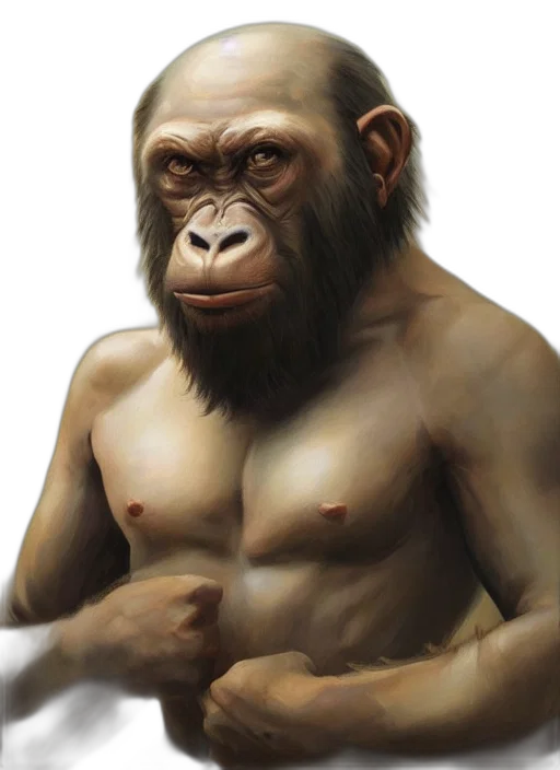 animal, creature, face, photorealistic transparent PNG cut-out