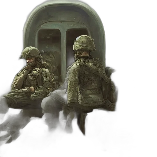 face, weapon, mask, concept art transparent PNG cut-out