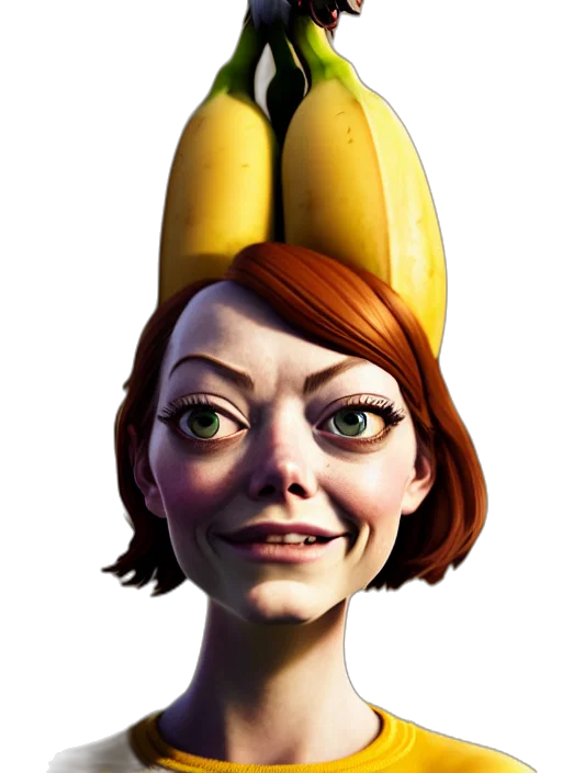 hat, face, crown, staff, concept art, 3d render, photorealistic, cartoon transparent PNG cut-out