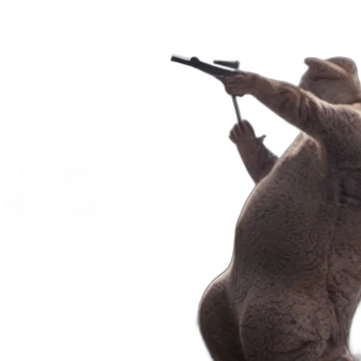 weapon, animal, staff, creature transparent PNG cut-out
