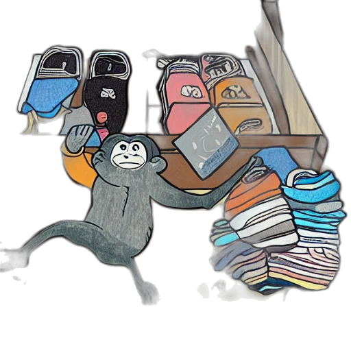 shoes, furniture, jacket, concept art transparent PNG cut-out