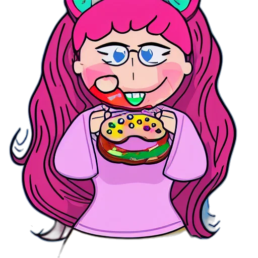 food, dress, face, creature transparent PNG cut-out
