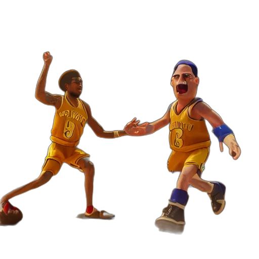 3d render, concept art, steve, curry, basketball, player, beautiful, detailed transparent PNG cut-out