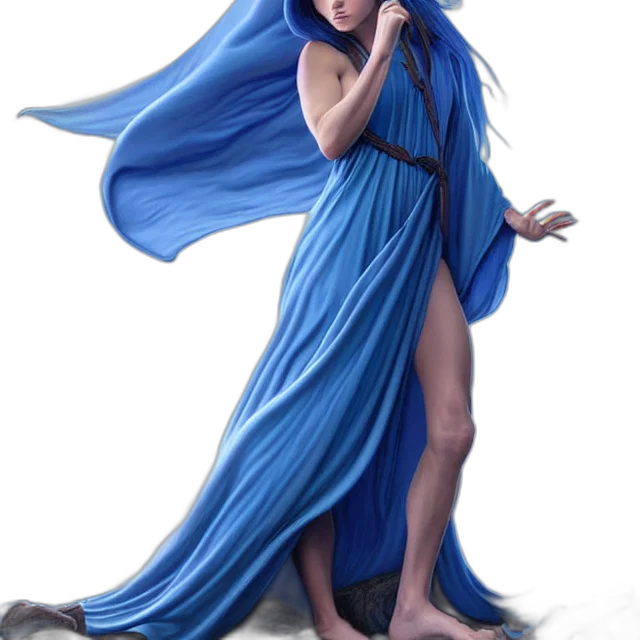 dress, creature, staff, sword, fantasy art, concept art, photorealistic, 3d render transparent PNG cut-out