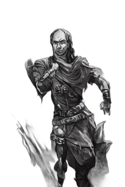 sword, staff, weapon, fantasy art transparent PNG cut-out