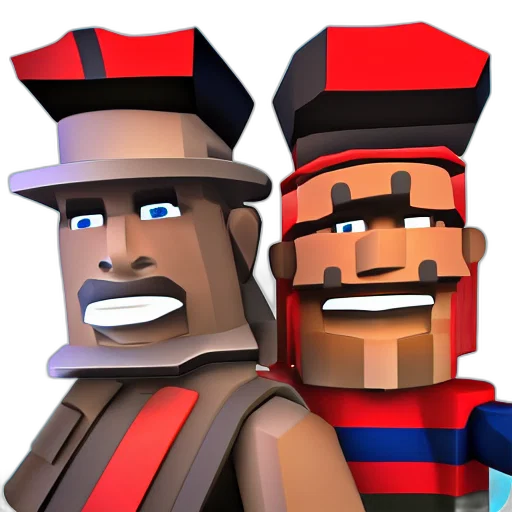 hat, crown, staff, face, 3d render, concept art, pixel art, fantasy art transparent PNG cut-out
