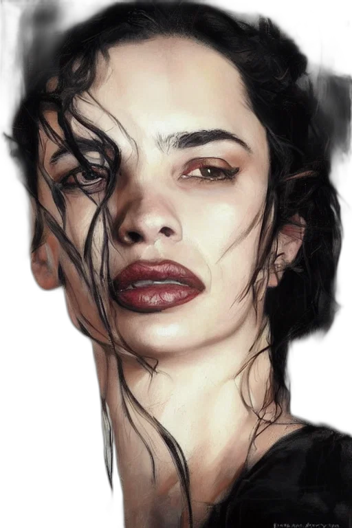 face, hair, dress, mask transparent PNG cut-out